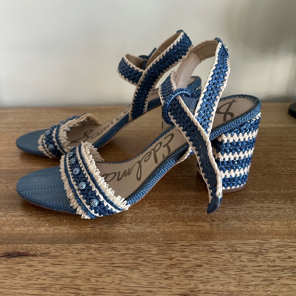 Sam Edelman Raffia Heels